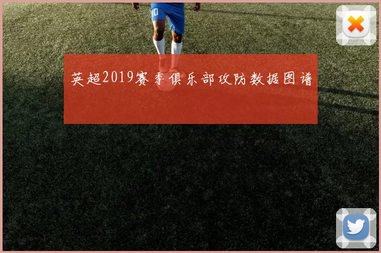英超2019赛季俱乐部攻防数据图谱