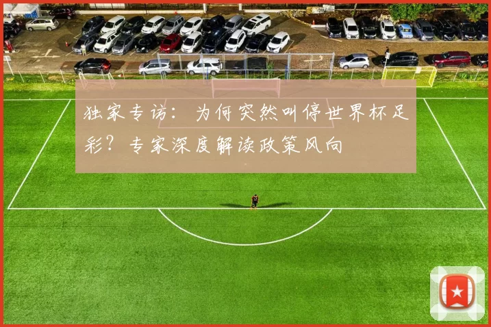 独家专访:为何突然叫停世界杯足彩?专家深度解读政策风向
