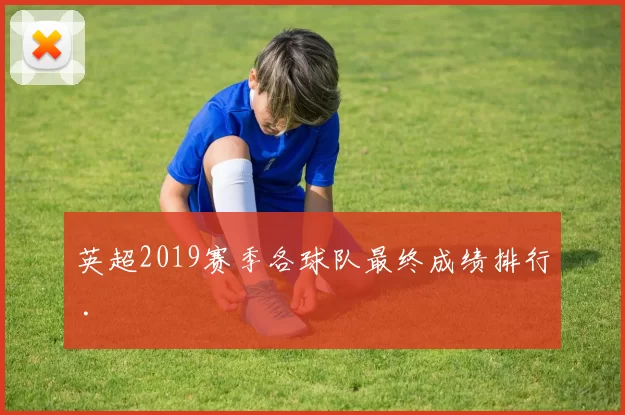 英超2019赛季各球队最终成绩排行 .