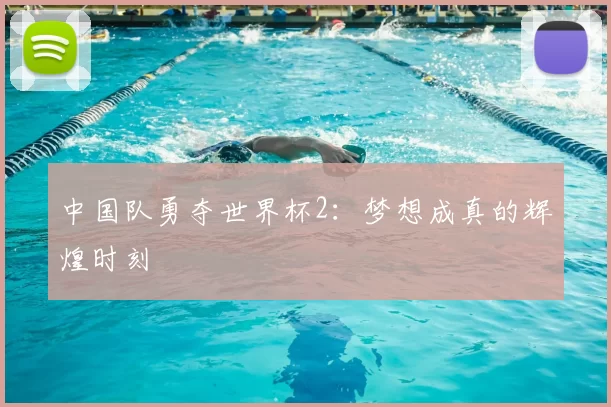 中国队勇夺世界杯2：梦想成真的辉煌时刻