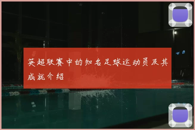 英超联赛中的知名足球运动员及其成就介绍