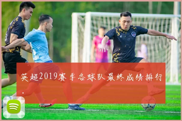 英超2019赛季各球队最终成绩排行 .